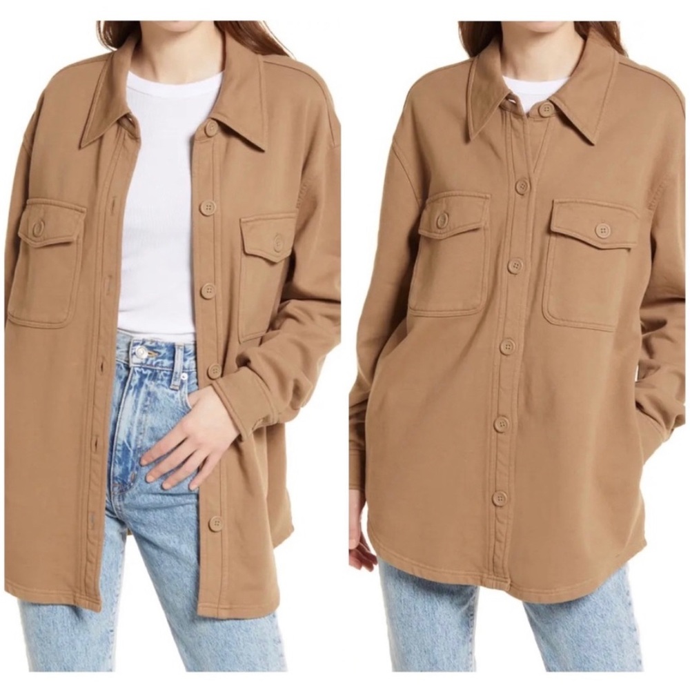NWT Joie Camel Shirt Jacket/Shacket XS